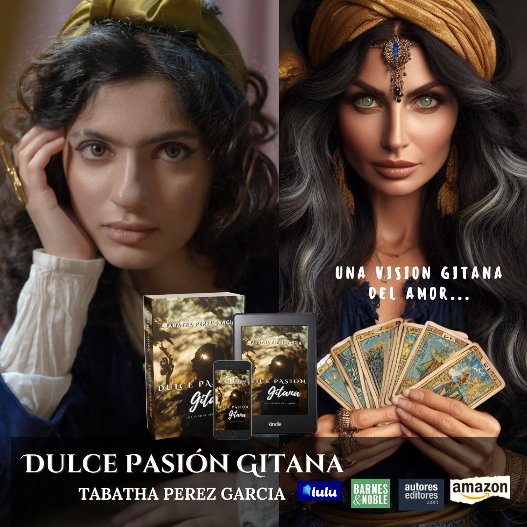 En las colinas de Rumania una gitana está a punto de enfrentar su destino y conocer el amor. Estará dispuesta a apostar por el amor? 
De venta en Amazon, Autores Editores, Barnes&amp;Noble y Luludotcom para toda Latinoamérica.
canva.com/design/DAFj352…

#Romance #romancebooks #novela