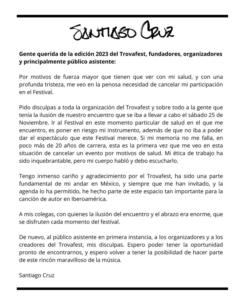 IMPORTANTE! Noticias de mi participación en el <a href="/trovafest/">Trovafest</a> 2023

<a href="/EdgarOceransky/">Edgar Oceransky</a>