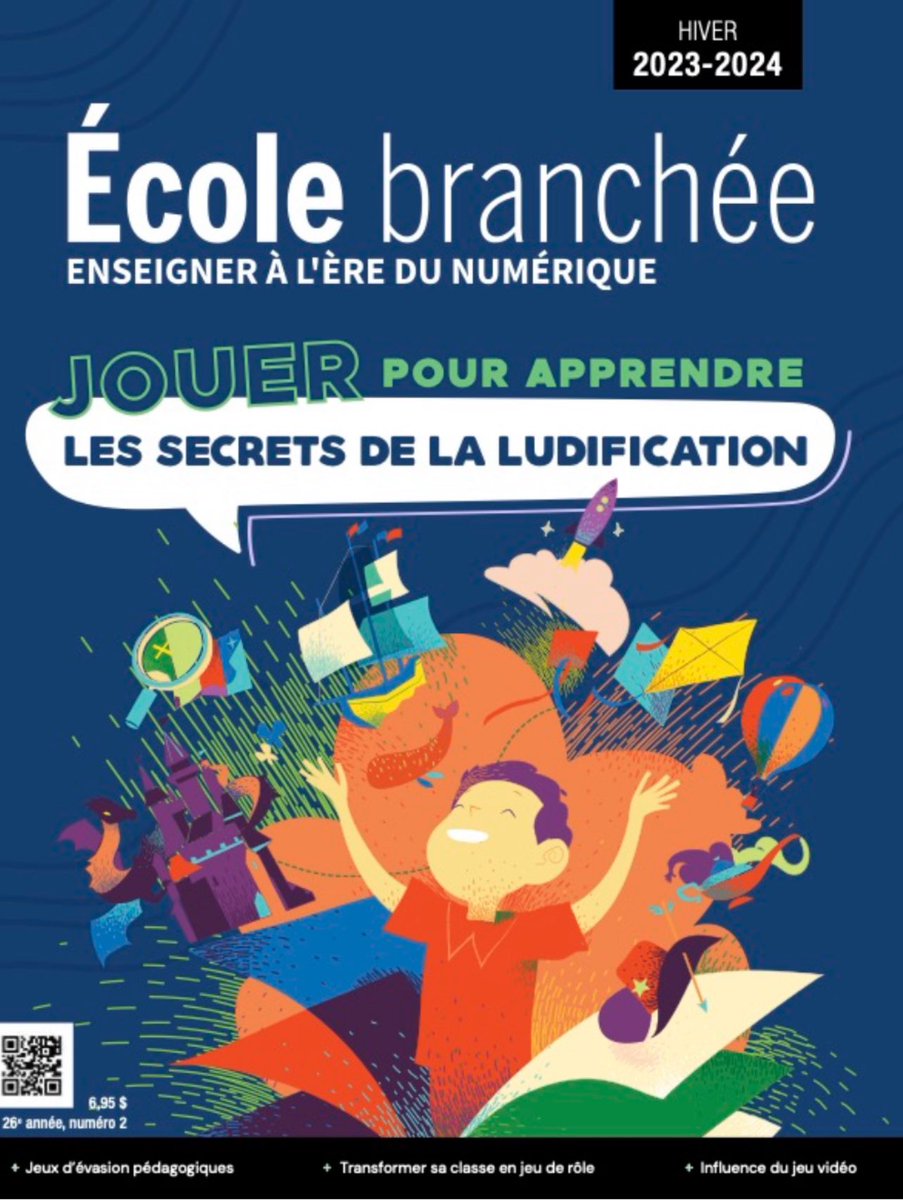 LUDICISER | J’ai eu la chance d’apporter ma contribution au prochain numéro de @ecolebranchee sur la #ludification avec un article sur le jeu de rôle en classe 🐉🛡️🎲 À lire dès lundi pour la version numérique ! 🤘😎#Education #jeuderole #ludiciser #EduQc