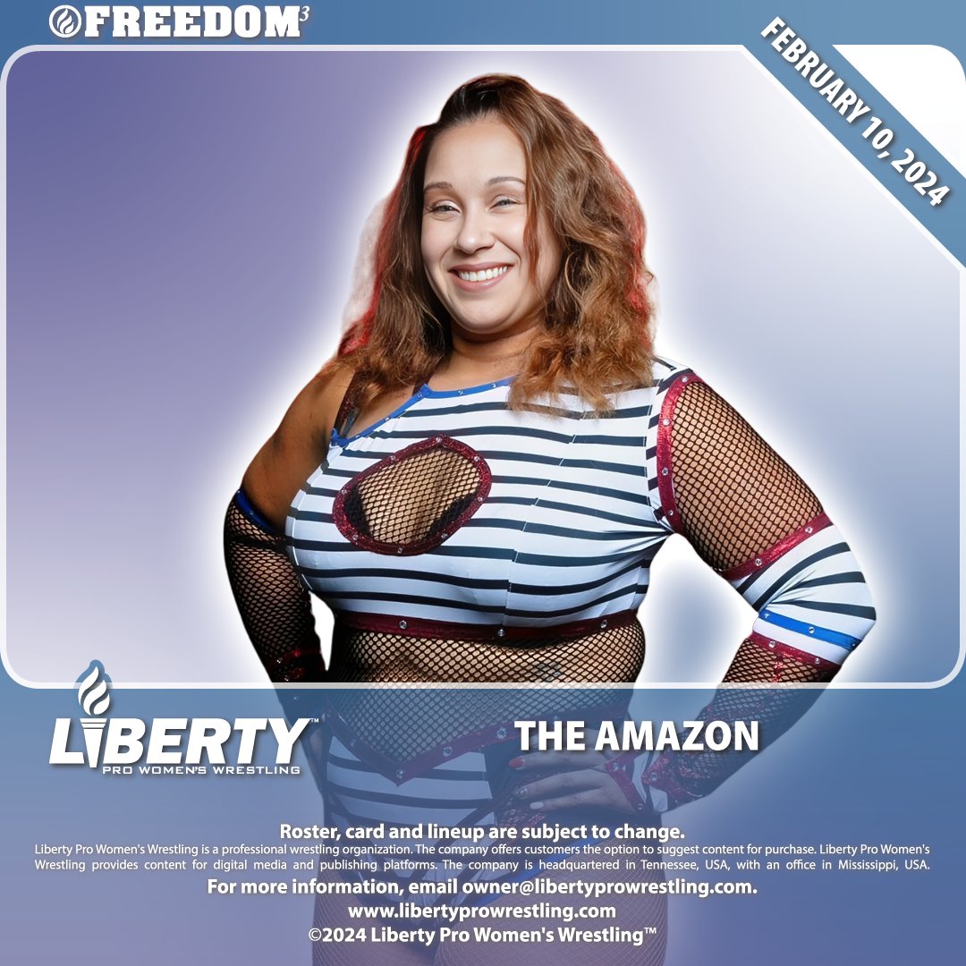 LibertyProWres's tweet photo. Visit the #LibertyProShop (https://t.co/IT7UMCViW0) for more information on how you can sponsor a match featuring ⭐The Amazon⭐ (@Fuents413) for #LibertyProFreedom3! https://t.co/eWnM5ASm9J