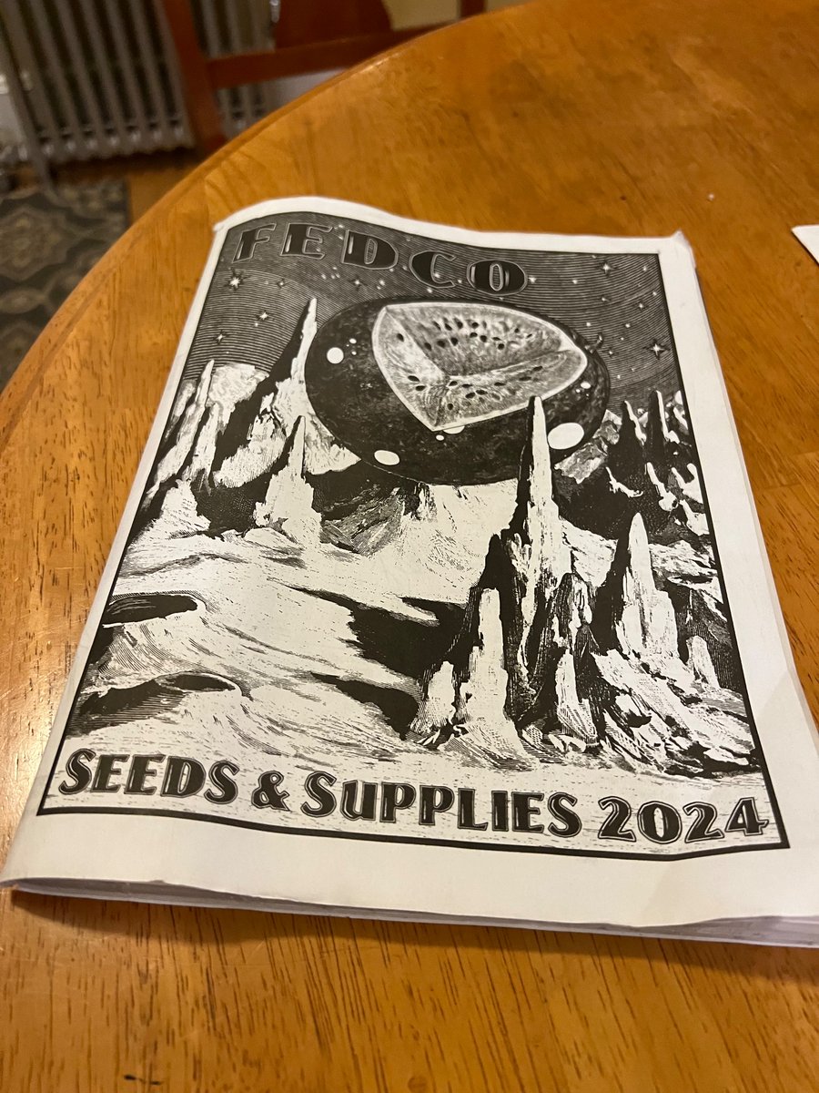 Got the new Fedco seed catalog. I’m excited!