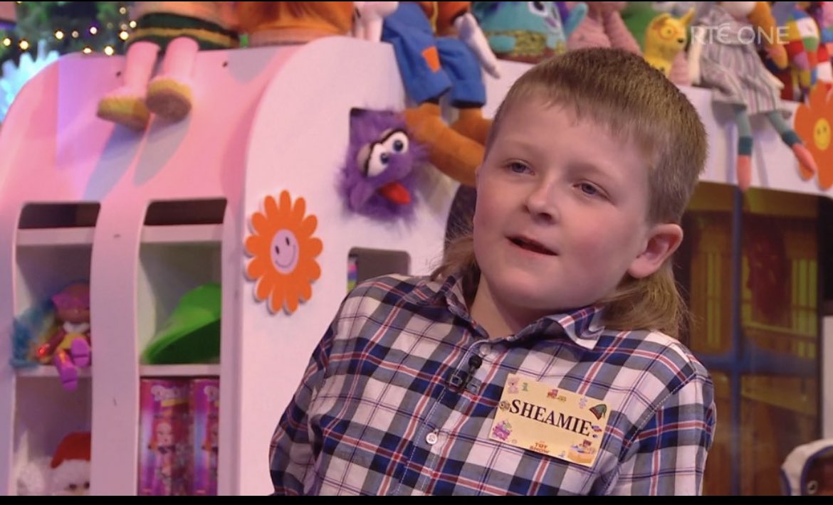 This fella drove himself to the toy show in a transit van #LateLateToyShow