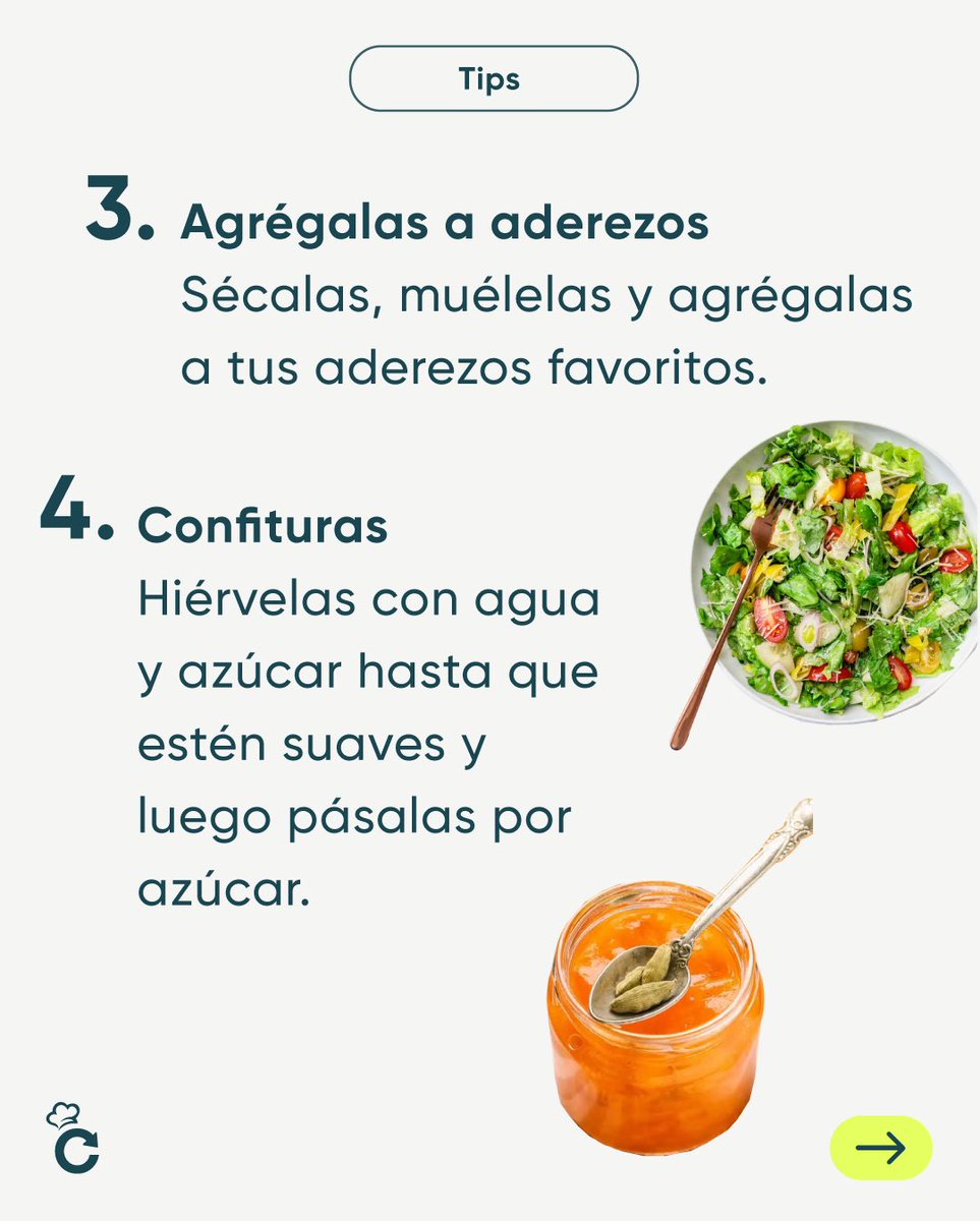Cheaf_app's tweet image. No las tireeeees🍊

Amamos la temporada de mandarinas🤤 así que hoy te compartimos algunas ideas para aprovechar las cáscaras que seguro no conocías😌

¿Cuál otra agregarías?👇🏼