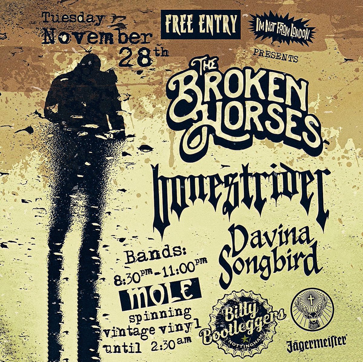 Out. Your Tuesday night headliners…