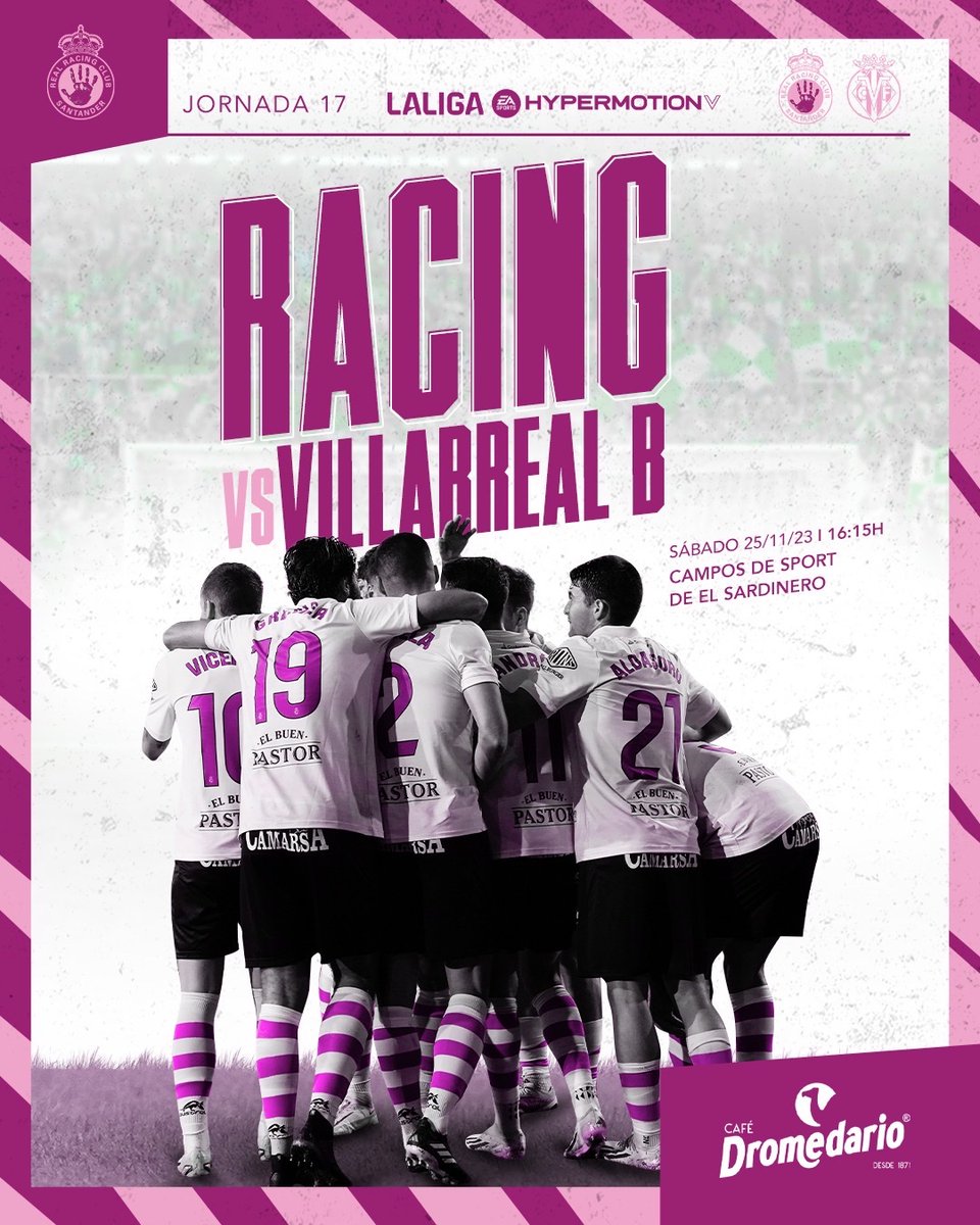 realracingclub's tweet photo. ⚔️ ¡Buenos días, racinguistas! #MatchDay

🆚 @CanteraGrogueta  
🕘 16:15 horas 
🏟️ El Sardinero 
📺 LaLiga Hypermotion TV
#️⃣ #RacingVillarrealB
🗓️ #LaLigaHypermotion https://t.co/kghYTAgabb