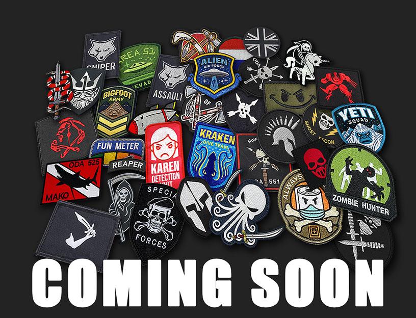 Coming Very Soon to Breakpoint - all these custom patches!