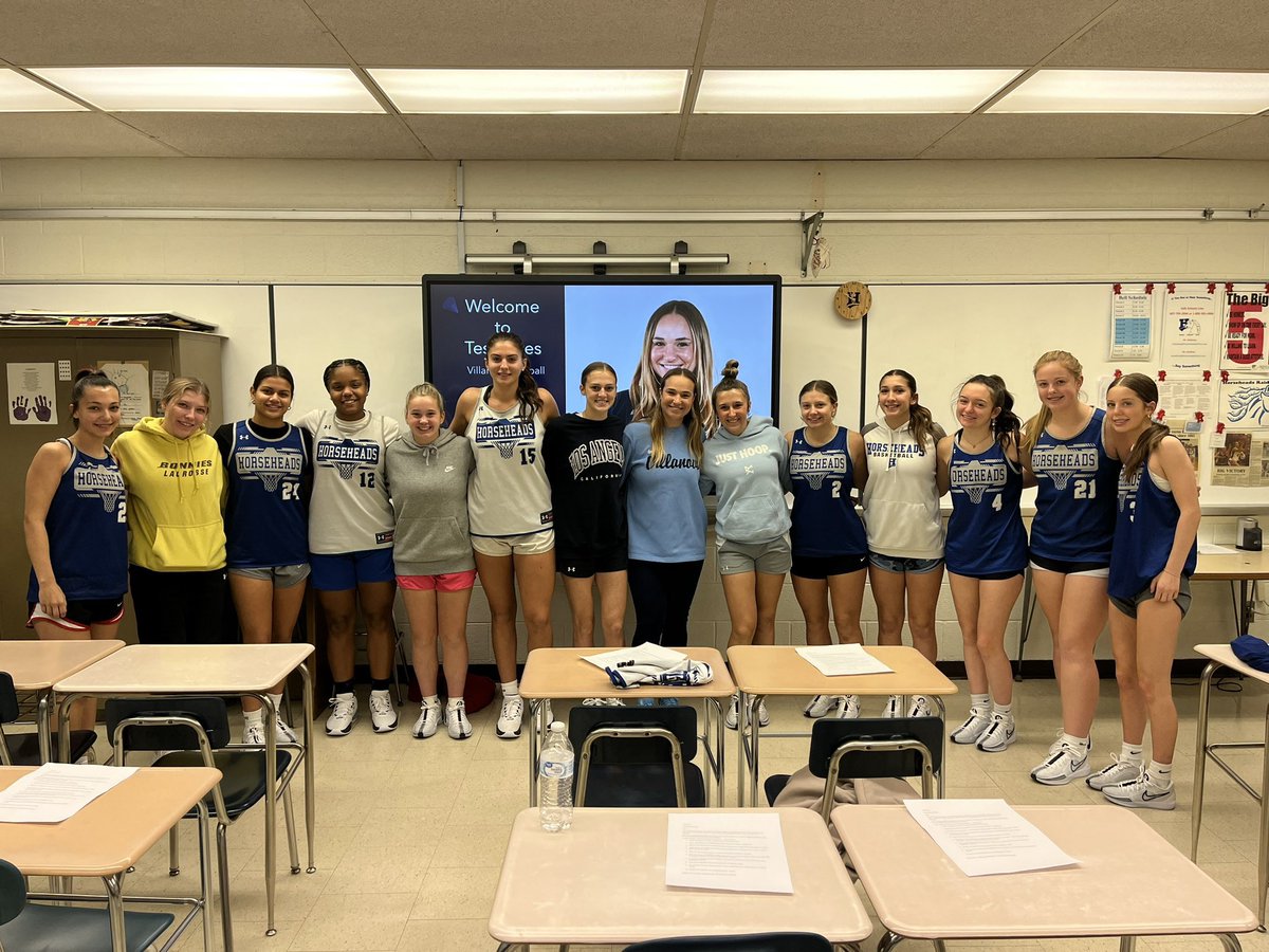 Each week we will have a guest speaker that will share personal experiences with our team. Started off with a bang with the Big East POY! Thank you <a href="/TcitesTess/">tcites</a> for taking the time to share your journey with us! We wish you nothing but the best in your senior year! Go Nova!V’s Up!