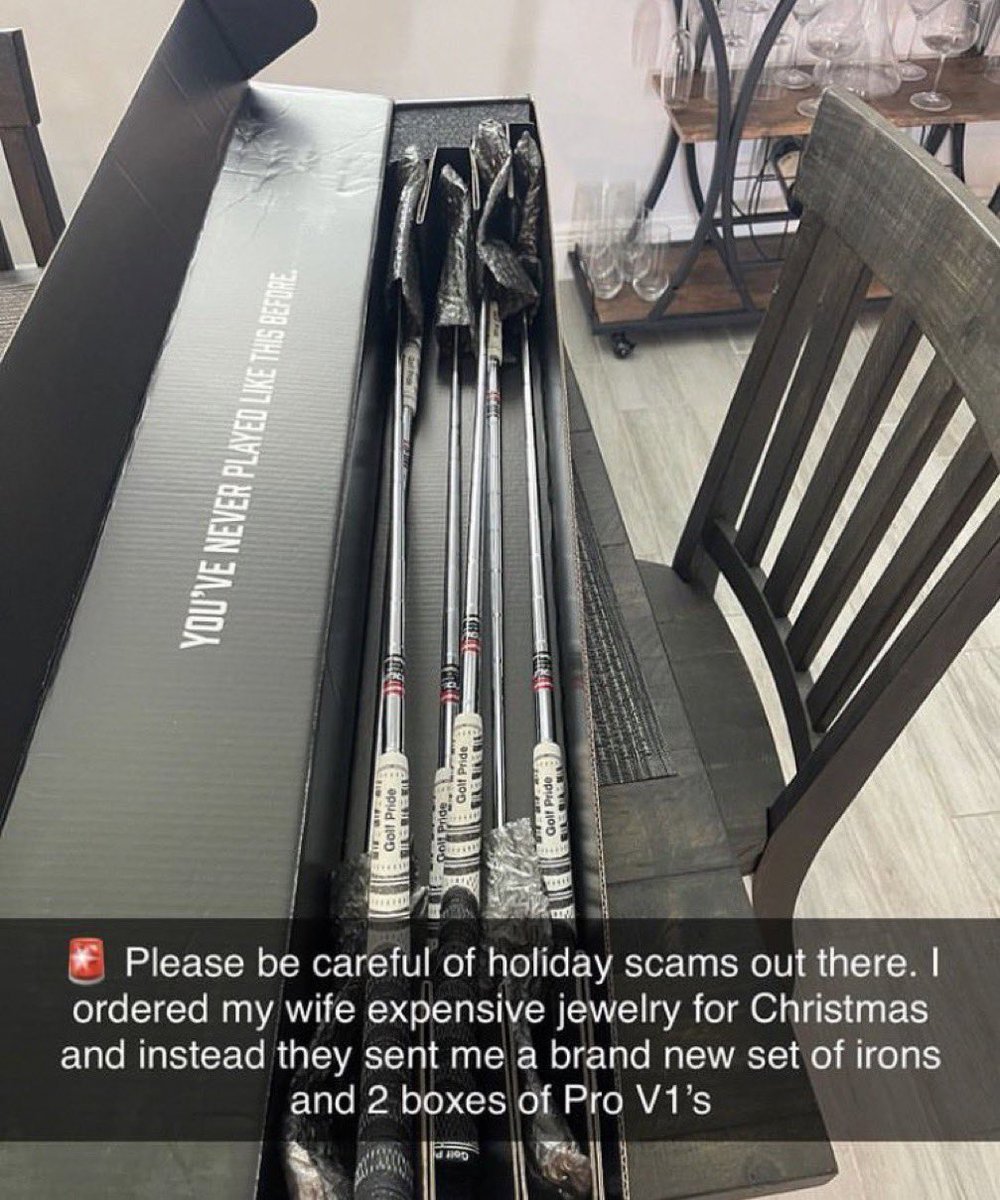 ChuckDouglas_'s tweet photo. Gentleman, please be careful.
Unfortunately there are people out there trying to take advantage. These scammers MUST be stopped. #HolidayScam #BlackFriday https://t.co/aJKxiaSy9o