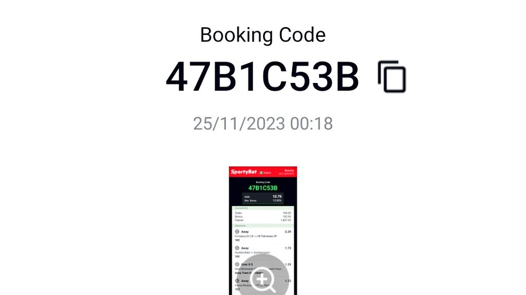 SamtexTips's tweet image. Hi guys I have been away for a very long time now .due to some personal reasons best known to me .
But am back with this sweet 12odd   .
Let's feast on it .
Oluwa shine your light us .