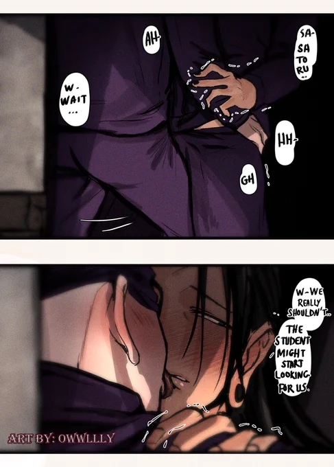 no time for flirting 😔(1/2) #JujutsuKaisen #satosugu 