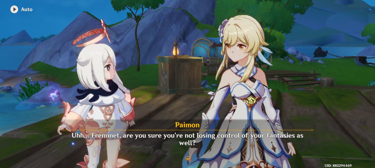 Never wanted to slap paimon before, I loved you girl but THAT WAS NOT THE RIGHT WORDS