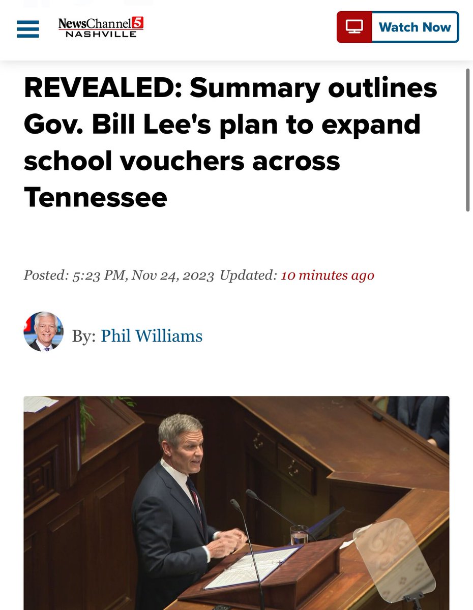 TheTNHoller's tweet photo. LEE &amp; THE GOP VS. PUBLIC SCHOOLS: “The plan (to expand private school vouchers) — critics argue would upend traditional public schools across TN — would even provide💰for students to go to unaccredited private schools with little track record of success…” https://t.co/Uf9yCVBJqE https://t.co/rzjuKdZUXk