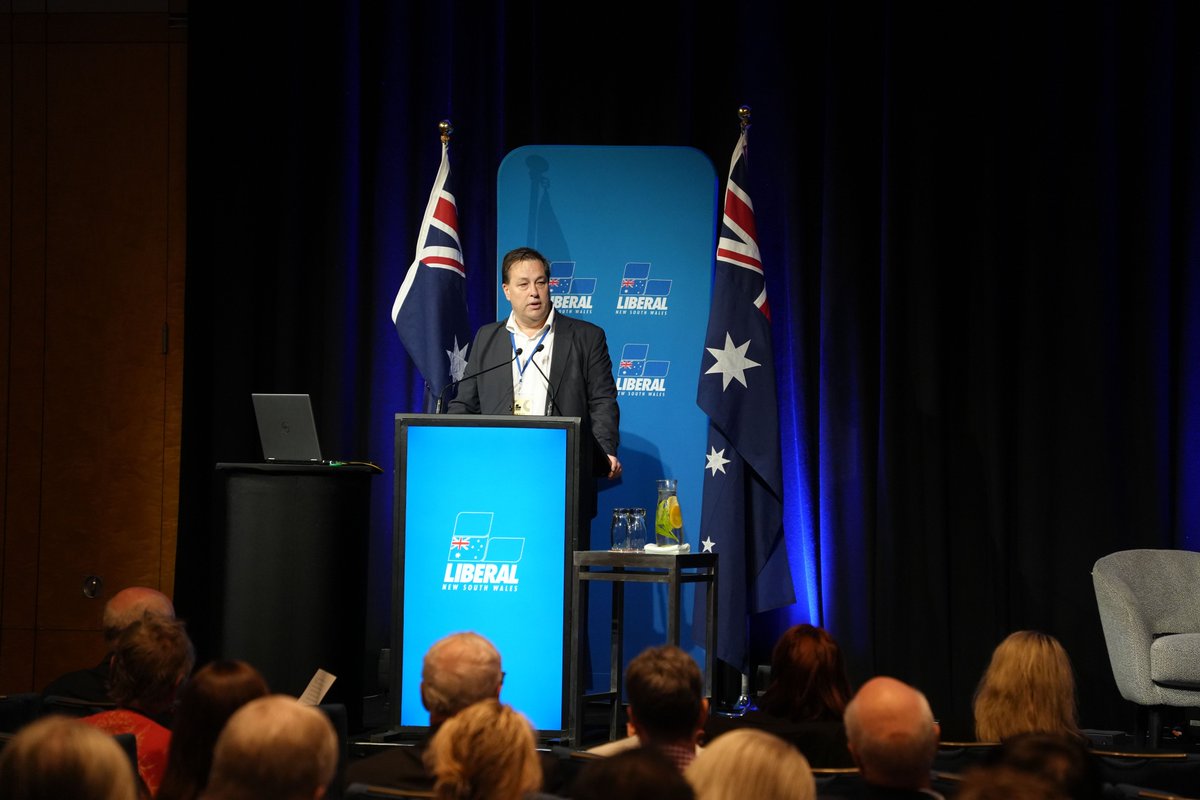 A great morning at our @LiberalNSW convention, with @MarkSpeakman , @PeterDutton_MP and Jason Falinski sharing how we can embrace a new hope as a Party, and deliver for the people of NSW. #NSWPol