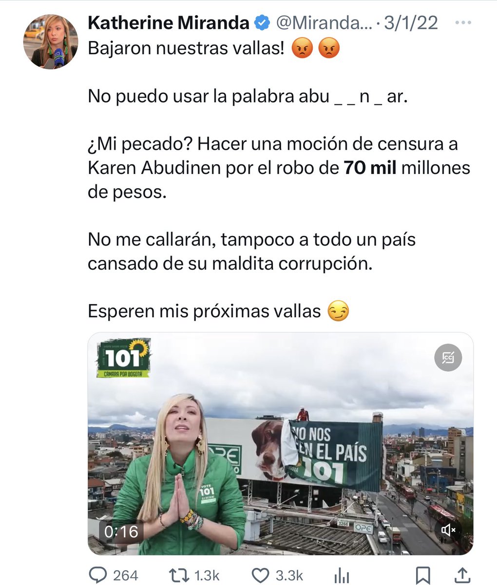 Betocoralg's tweet photo. Fui a leer la opinión de la señora @MirandaBogota sobre el libro de Karen Abudinen, ya que ella basó su campaña a la cámara en la indignación nacional por el robo de los 70 mil millones en mintic. Atacando de frente a @karenabudi acusándola del robo. 

No la encontré. Hoy, ni la nombra, es más, desde enero de este año no se pronuncia en contra de la señora. No se trata de ser crítico con el proyecto que apoyaste, se trata de traición, no al progresismo, sino a tus propios principios.