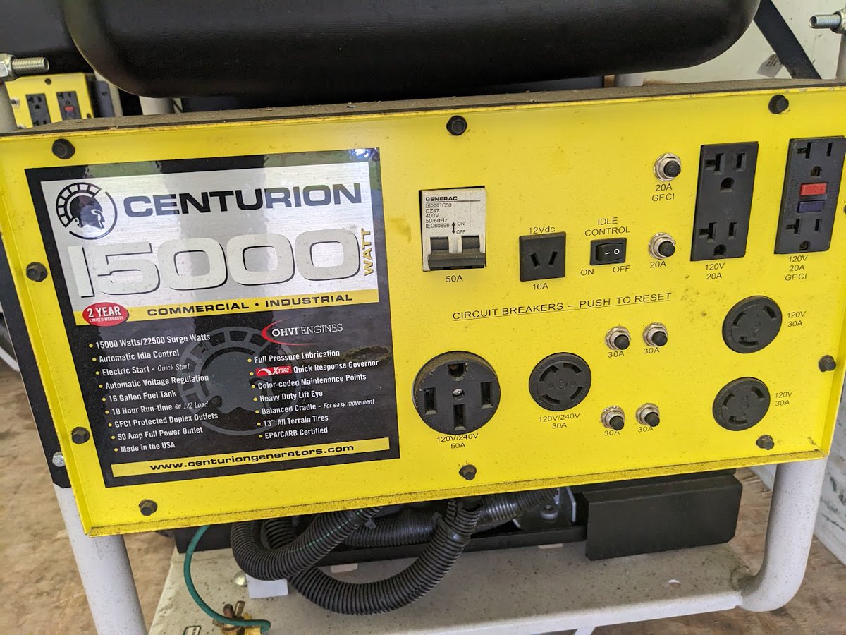 cs_rescue's tweet photo. We had 4 generators stolen from one our storage units - locks cut, trackers smashed, and everything wiped.  

PLEASE BE ON THE LOOKOUT - somebody will try to sell them. They're not very common generators, so they should stand out! They also have "CSR" painted on top of them in big yellow letters.  

They were 15,000w Centurion generators that we use for disaster response. These are specifically used to keep emergency shelters running - we also used them to keep senior centers warm during the freeze.  

Any information, please contact us!!  

Working with the police, hopefully will find them, but not holding our breath.  

Otherwise, it's a huge hit that will take a while to replace, anything you could help with is greatly appreciated: https://t.co/gIQbSqUGy0