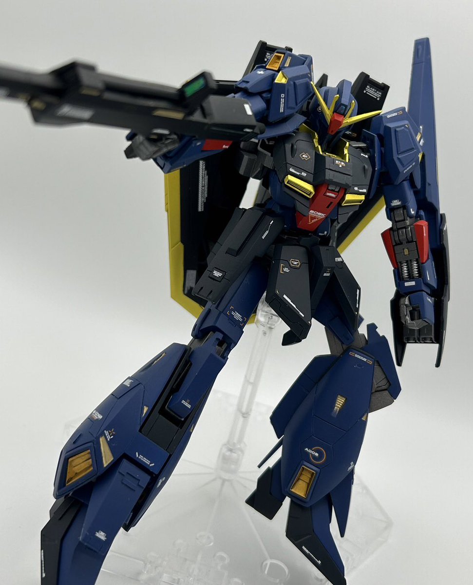 HGUC Zガンダム ティターンズカラー完成しました✨ ゲームで見て鹵獲