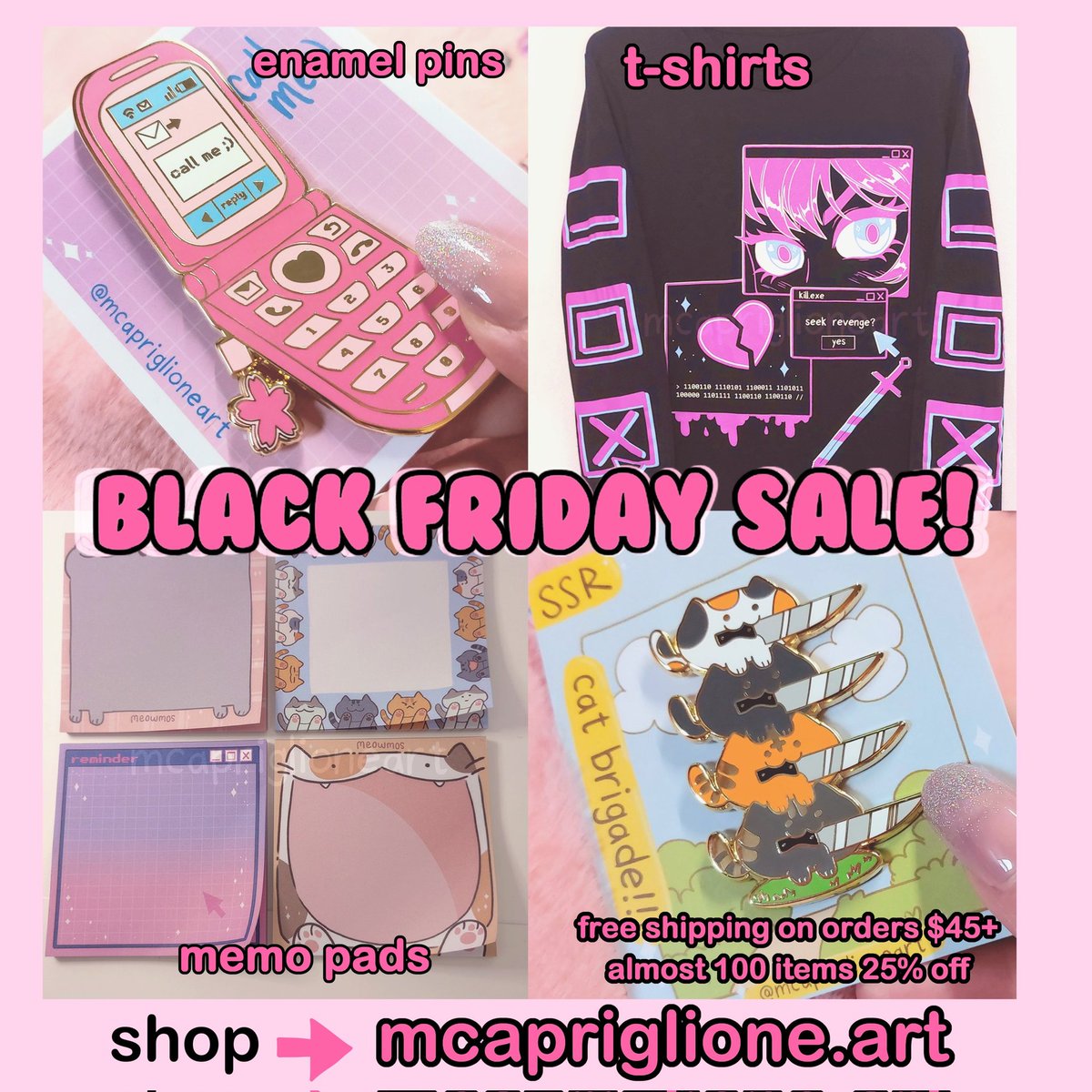 Black Friday sale in my sh0p!!   Mcapriglione.art