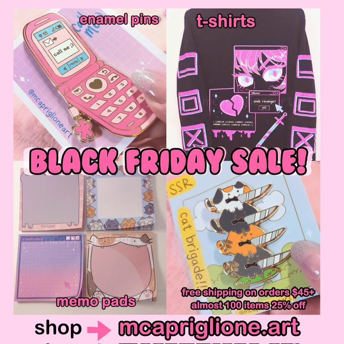 Black Friday sale in my sh0p!!   Mcapriglione.art