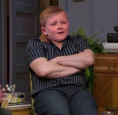 Sheamie backstage waiting for his cab home. #LateLateToyShow