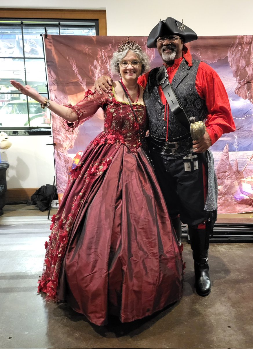 My wife and I at the Black Beard's Pirate Ball on November 18 in St. Augustine.