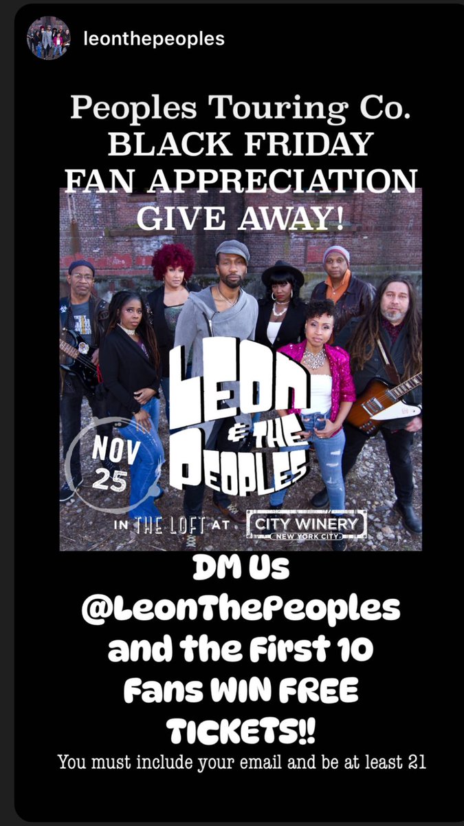 Go @LeonThePeoples to Win!!!