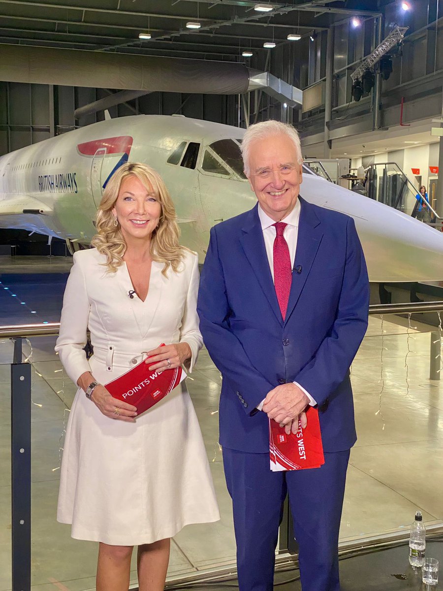 What a fabulous time I had tonight broadcasting with my gorgeous bestie @DavidGarmston at @BristolAero