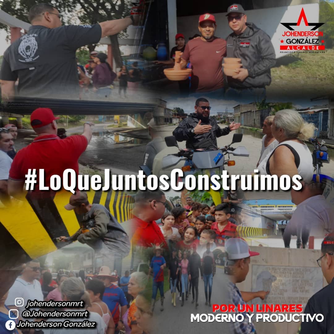 #24Nov | Desde nuestro Municipio Francisco Linares Alcántara, seguimos trabajando incansablemente en el marco del plan Derecho a la Ciudad y el bienestar de nuestro pueblo linarense, juntos lograremos la consolidación del #LinaresModernoYProductivo.
#ElEsequiboEstáDeNuestroLado
