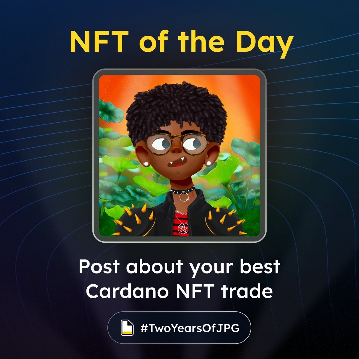 jpgstoreNFT's tweet photo. Giveaway Day 24 #TwoYearsOfJPG 🎁

This @IntrovertscNFT is going home with one of you! 😍

Like + RT ✅

To Enter 👇

Post your best Cardano NFT trade/flip. Best profit, best story, or just best memory. Don't forget to include screenshots and the hashtag #TwoYearsOfJPG https://t.co/aAaNG9kM6Q