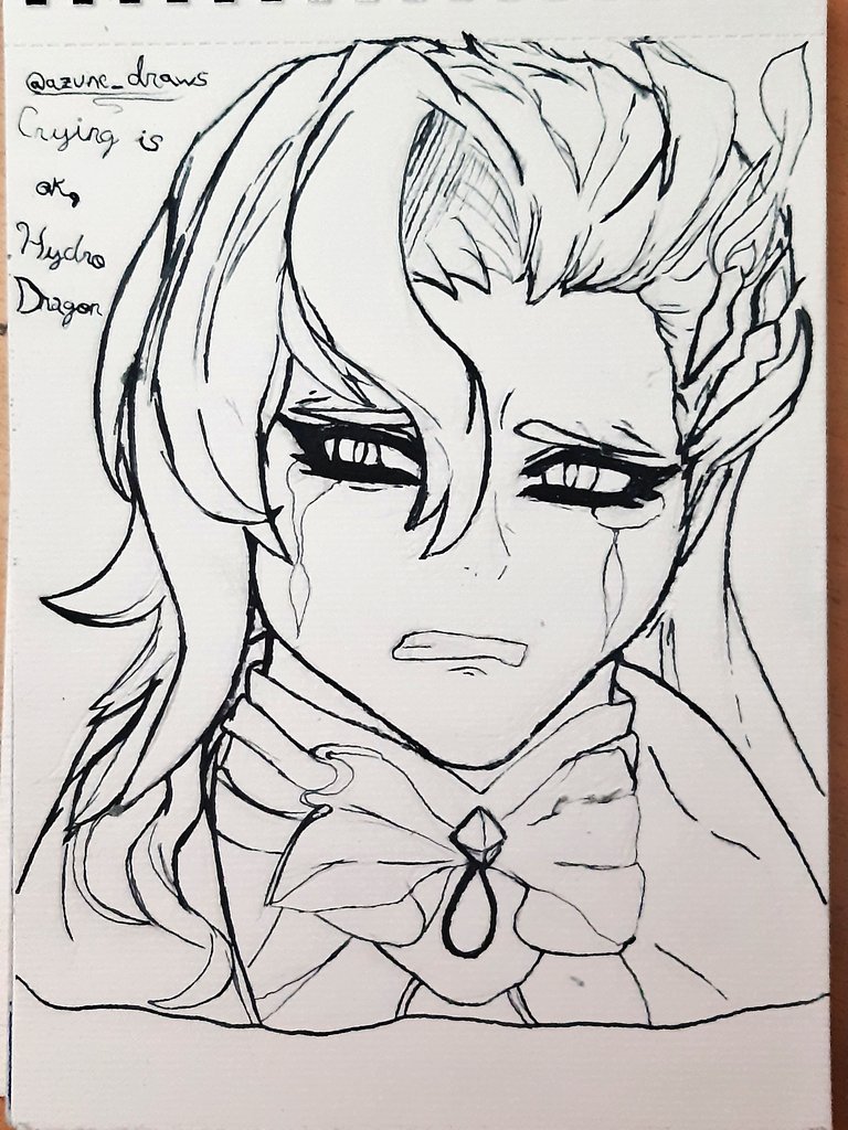 azune_draws's tweet photo. Monsieur Neuvillette must be crying because of the insane amount of memes the judgement of the 🌟Oratrice🌟Mecanique🌟d'Analyse🌟Cardinale🌟 got

Btw, first drawing with a gorgeous glass dip pen I've got :D

#neuvillette #oratricemechaniquedanalysecardinale #fanart #glassdippen https://t.co/zYE7Eud6YP