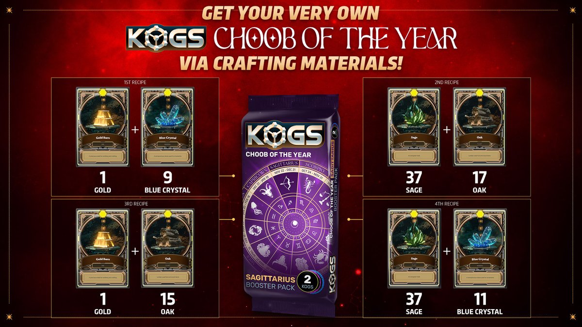 KOGS_GG's tweet image. 🛠️✨ Begin Crafting Your COTY Packs Now!
🌐 Explore: hubs.la/Q029nRLw0
Learn More About COTY: hubs.la/Q029nQ0h0
🌌 #NFT #WAXNFT #KOGs