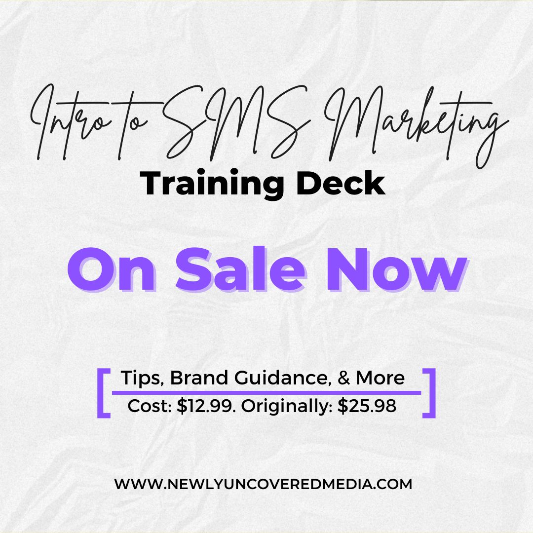 NUMedia_'s tweet photo. Thanksgiving might be over, but we have the gift that will keep on giving. Newly Uncovered Media's SMS Marketing Deck is officially live. Visit our website to learn more - https://t.co/tf16H4MFgM

#NUMediaLLC #Introduction #SMS #Text #Marketing https://t.co/47TXHPkAaw