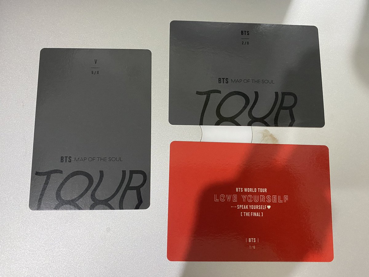 starshopPH_'s tweet photo. ph wts lfb #starshopPH_Onhand

[CLEARANCE SALE] 

✨ Official BTS Map of the soul one &amp; Bang bang con &amp; LY mini pc

💸 MOTS: 125 ea (ALL: 600) 
💸 BBC &amp; LY: 125 ea (ALL: 245) 

- flexible payment terms as long as there’s dp
- dm ♡

# Jin RM Taehyung Jhope Suga Jungkook https://t.co/98glrE9xcH