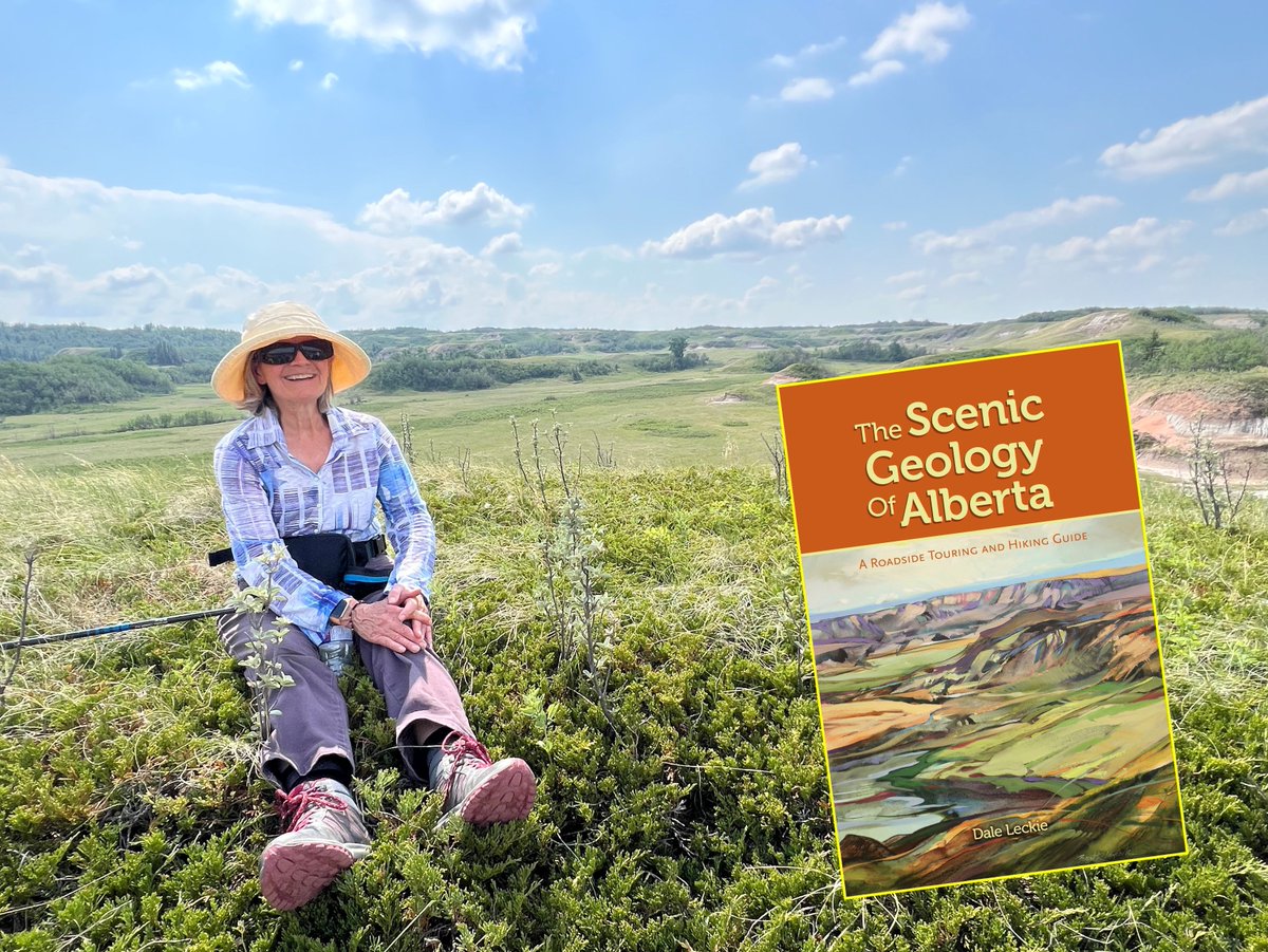 DaleALeckie's tweet photo. There are some pretty happy places in Alberta. Have you been here? Check out "The Scenic Geology of Alberta". https://t.co/dVixcuievE @Banff_Squirrel #ABparks @Albertaparks @DTCountryAB @CrowfootMedia @BucketlistAB @Canadianbadland #mybadlands #exploreAB #bikeAlberta https://t.co/MygnrlVzNS