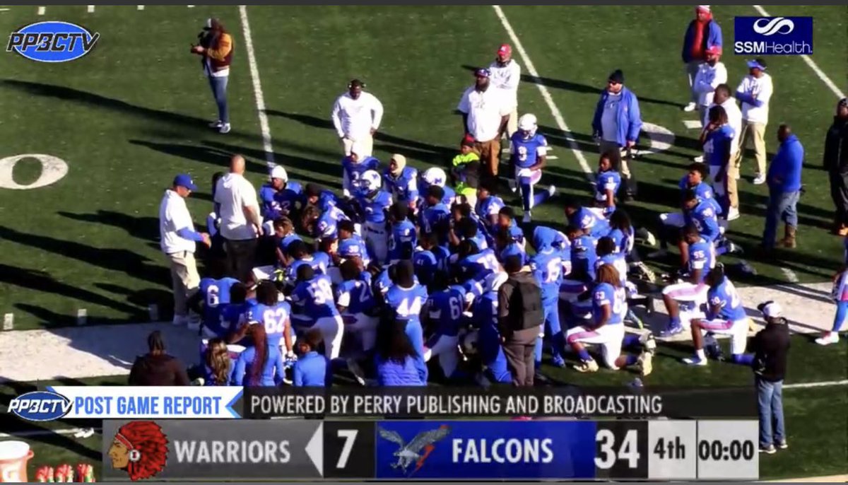 OKCCBSSPORTS105's tweet photo. Millwood Falcons win!!! Millwood Falcons &amp; head coach Darwin Franklin beat Idabel 34-7 today to advance to the State Playoffs Class 2A semifinals. POTG Falcons RB Cameron Carter 91 yards on 6 rushes &amp; 2tds. He also dominated on defense. @D1cam66 @MillwoodAthlet1 @TeamMillwoodFB https://t.co/rkzRul8QsP