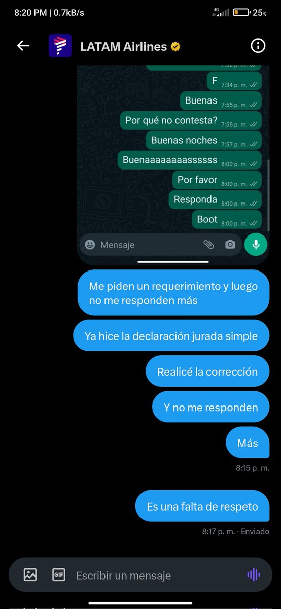gilbert50044162's tweet photo. @LATAM_CHI https://t.co/OXyBqPhTCX