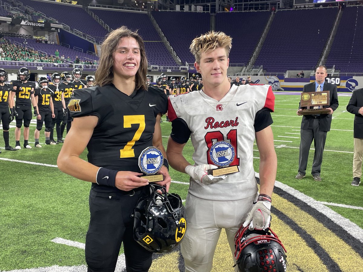 Meet Hutchinson’s Logan Butler and Rocori’s Dwight Kiffmeyer, the Class AAAA MVT recipients for 2023.