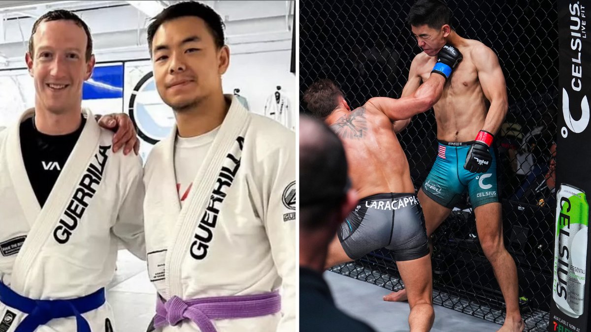 AllOutFighting's tweet photo. Mark Zuckerberg's MMA trainer Khai Wu lost a unanimous decision in his PFL debut against Phil Caracappa https://t.co/f0oX1lJmO4 https://t.co/BXN521z62i