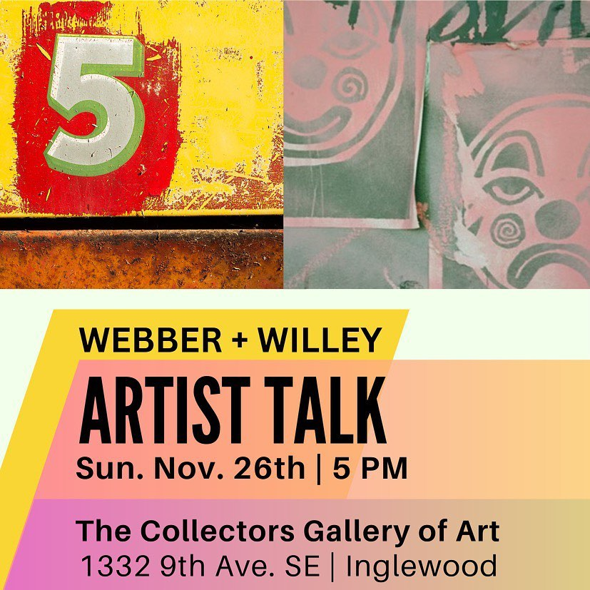 Happening this Sunday in Calgary with internationally renowned photographers <a href="/GWebberphoto/">George Webber</a> and <a href="/franciswilley/">Francis A Willey</a> 📷 This Artist Talk at The Collectors' Gallery of Art is FREE to attend! More info 👉 t.ly/SQqk_