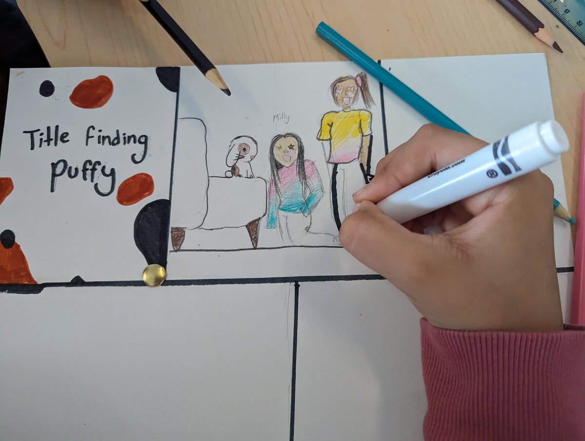 MrHennigar's tweet image. 2 weeks ago we learned the basics of @makeymakey. Today, we started a mini-maker project to tell a story or a joke with an interactive poster!

I hope we can share these with our buddies, @MrsHeckman4!
#NScodes #MakerEdNS
@scratch @westbedfordPP_8