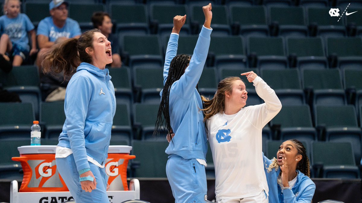 Fire at the finish 🔥

#GoHeels | #InPursuit | <a href="/GCShowcase/">Gulf Coast Showcase</a>