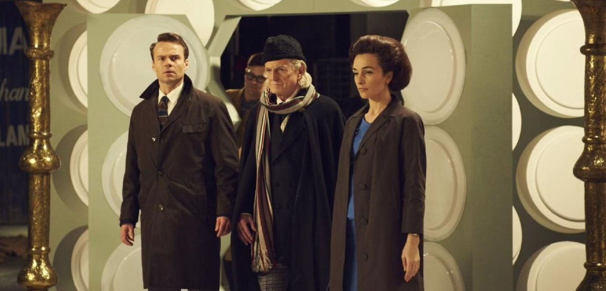 back_the_BBC's tweet image. This is one of the scenes from episode 1 of #DoctorWho that had to cut from #AnAdventureInSpaceAndTime due to the rights issues with the son (Stef Coburn) of its author (Anthony Coburn). Basically he's held the BBC to ransom
#AAISAT