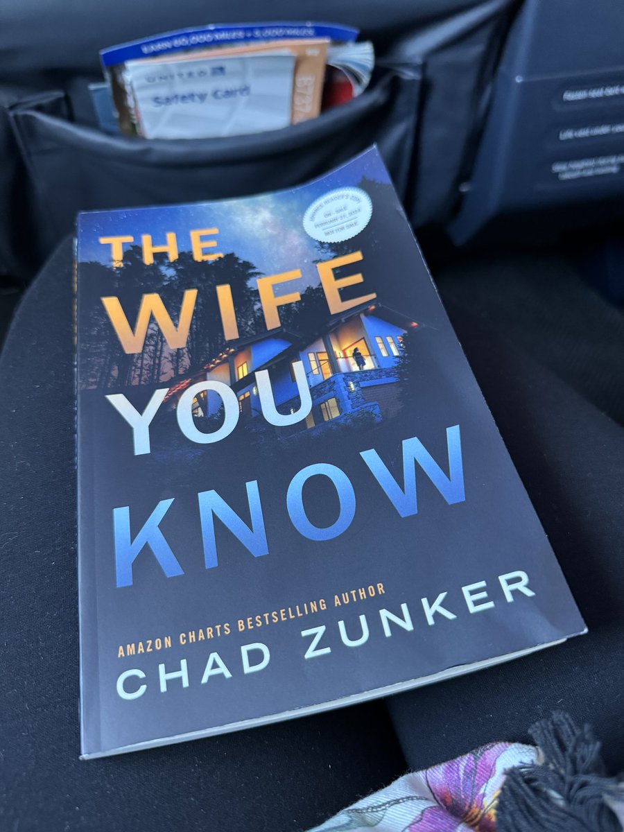 PumpedCoach's tweet photo. Thank you @chadzunker  for my first ever advance reader copy. I read “The Wife You Know” on one flight on Thanksgiving  as I could t put it down. Make sure to preorder your copy that comes out Feb 27 of 24. You won’t sleep u til you finish!. . https://t.co/lE9euBEqA3