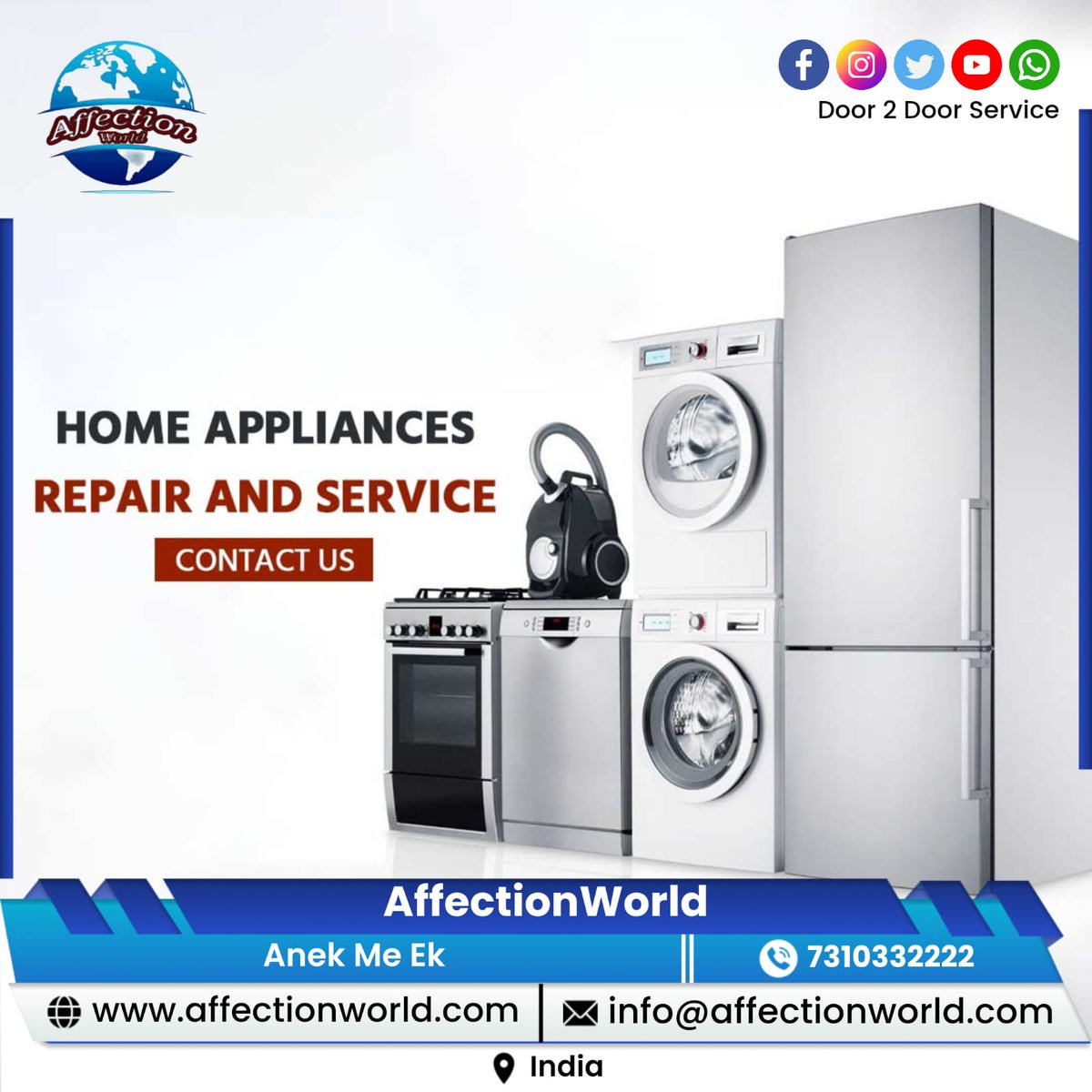 affectionworld1's tweet photo. Home Appliances Repair And Service
#affectionworld #appliancerepair #appliance #appliances #homeappliances #kitchenappliances #refrigerator #homeappliance #fridge #dishwasher #dryer #home #kitchen #washer #repair #washingmachine #service #oven #dryerrepair #stove #kitchendesign https://t.co/1WhTBcFtny