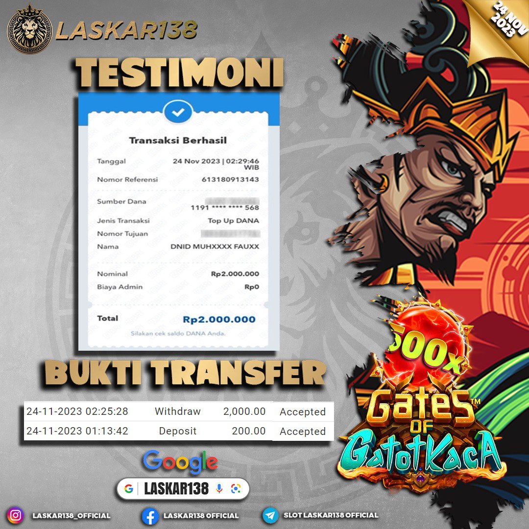 ameliaptr138's tweet photo. TESTIMONI LASKAR138 HARI INI 🔥🔥

LINK DAFTAR: https://t.co/1IBTwV7YK0 https://t.co/gsOFBIq0pn