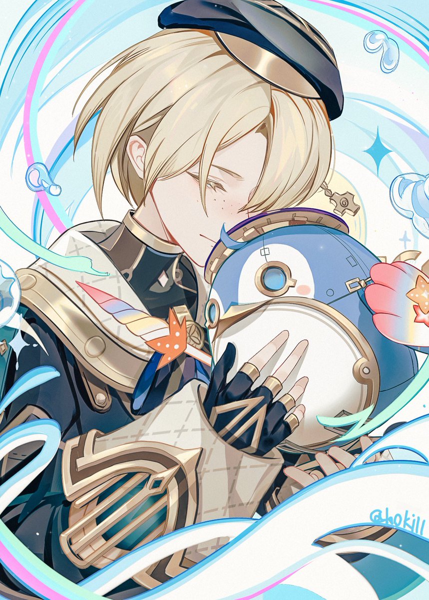 hoki11_'s tweet photo. 🥺

 #Freminet 
#GenshinImpact  #原神 https://t.co/2c4ru7ldvN
