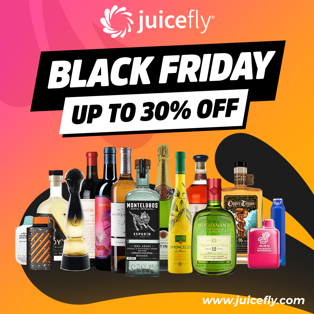 Black Friday!!! Up to 30% OFF, Don't miss out 🙌 #juicefly #blackfriday #vape #wineandspirirts #delivery #LosAngeles #sale #culvercity #letyourspirirtfly