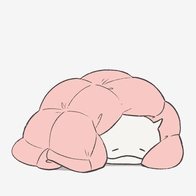 ずっと布団にいたいオバケ