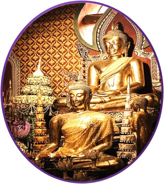 จิตรู้ธรรม  กรรมถือมั่น  พลันทุกข์เกิด
ปล่อยวางเถิด  เพลิดเพลินสุข  ทุกข์ห่างหาย
ไม่ประมาท  ฉลาดใช้  ใจสบาย
เหตุผลหมาย คายถือมั่น  กั้นจิตมาร
โต’หลวง ๒๕๖๖ – ๓๒๙ 
พระประธาน  วัดภาณุรังษี    
บางพลัด
อาทานะปะฏินิสสัคเค 
อะนุปาทายะ เย ระตา ไม่ถือมั่นยินดีแล้วในความสละคืนความถือมั่น