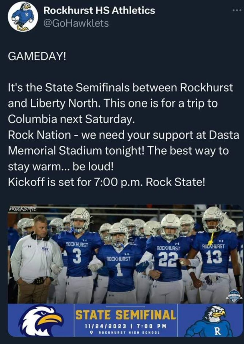 kcsean23's tweet photo. Rock State https://t.co/4k741tIW47