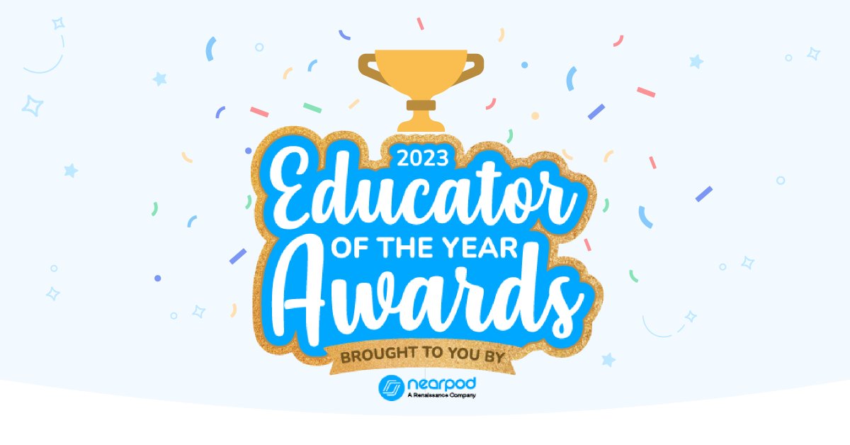 ✨ Want to recognize a teacher friend who has gone above &amp; beyond? ✨

💙 Nominate an educator you're thankful for that you think embodies one of our Educator Award categories to win the title &amp; grand prize ➡️ bit.ly/3FjQoeo

🏆 Nominations accepted through Dec. 11th. ⭐